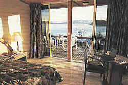 Room interior with view